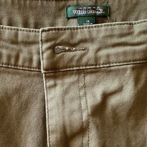 High-Rise Straight Leg Ankle Length Cargo Jeans